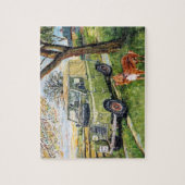 Puzzle denteux de "ferme" (Vertical)