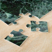 Puzzle denteux de marbre impossible (Côté)