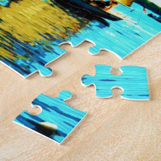 puzzle denteux de schooner de navigation (Côté)