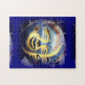 puzzle denteux de visage de lune de visage du (Horizontal)