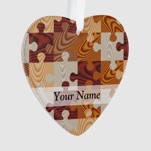 Puzzle denteux en bois (devant)