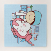 Puzzle dentiste Animé avec dent (Horizontal)