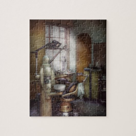 Puzzle Dentiste - bureau dentaire circa les années 1940 (Vertical)