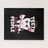 Puzzle Dentiste drôle - Comme les dents mieux que les gen (Horizontal)