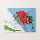 Puzzle Dépouille de course Grinch & Max (Horizontal)