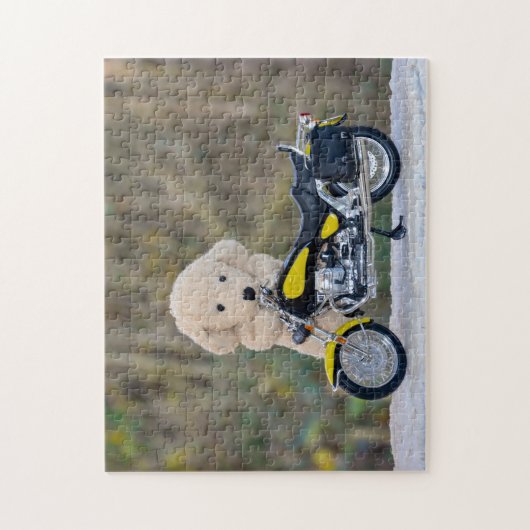 Puzzle Der Biker - Hund - (Vertical)