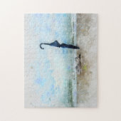 Puzzle Der Schirm am Strand - (Vertical)