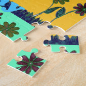 Puzzle Dernier bouquet floral manger amour jouer design (Côté)