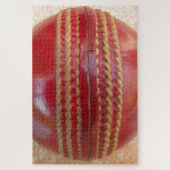 Puzzle Dernière balle rouge de cricket (Vertical)