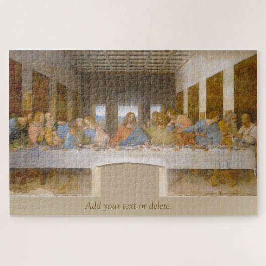Puzzle "Dernière Cène" de Jésus et des disciples, par Da (Horizontal)
