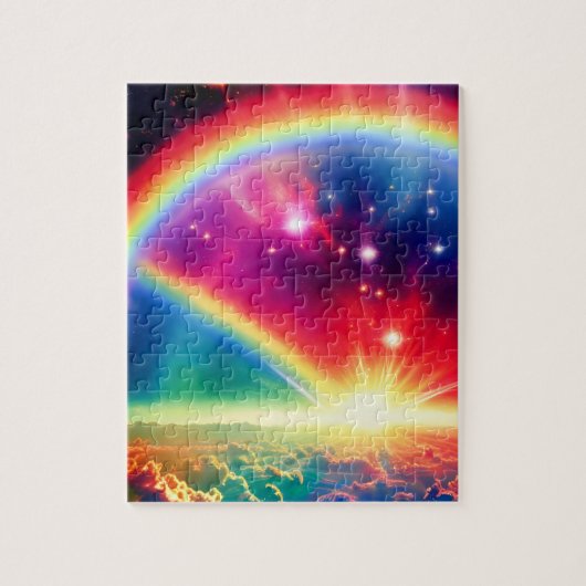 Puzzle Des arcs-en-ciel cosmiques survolent les nuages de (Vertical)