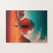 Puzzle Des astronautes humains explorent une planète Alie (Horizontal)