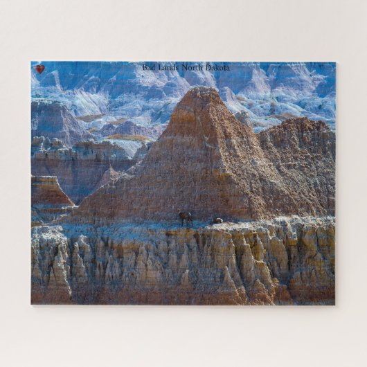 Puzzle des Bad Lands du Dakota du Nord (Horizontal)