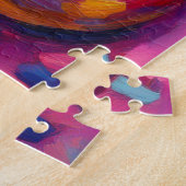 Puzzle Des beignets colorés Art Abstrait moderne (Côté)