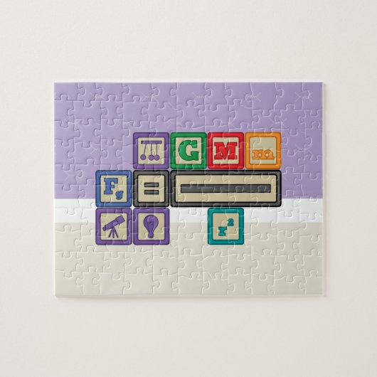 Puzzle des blocs des futurs physiciens (Horizontal)