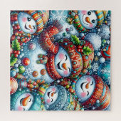Puzzle des bonshommes de neige (Horizontal)