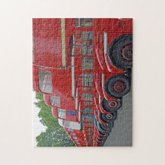 Puzzle des bus rouges de Londres (Vertical)