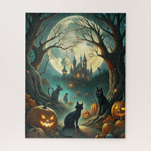 Puzzle des chats d'Halloween (Vertical)
