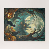 Puzzle des chats d'Halloween (Horizontal)