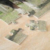 Puzzle des chevaux de ferme gris (Côté)