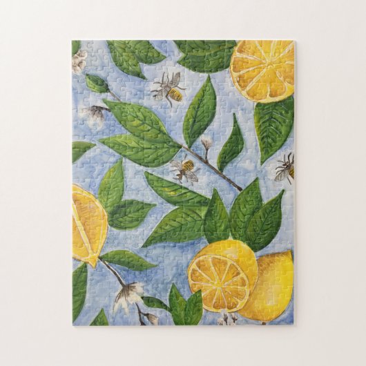 Puzzle des citrons et des abeilles (Vertical)