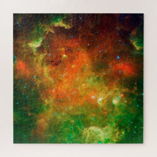 Puzzle Des Clusters D'Étoiles Dans La Nebula Nord-América