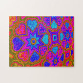 Puzzle des Cœurs Psychedéliques (Horizontal)