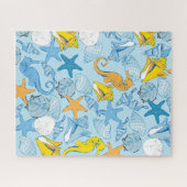 Puzzle des coquilles 16x20 pour les aveugles de co (Horizontal)