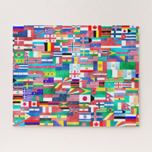 puzzle des drapeaux du monde
