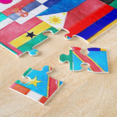puzzle des drapeaux du monde (Côté)