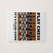 Puzzle Des échecs de jeu c'est un jeu liquide (le (Horizontal)