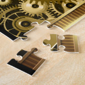 Puzzle des engrenages Steampunk (Côté)