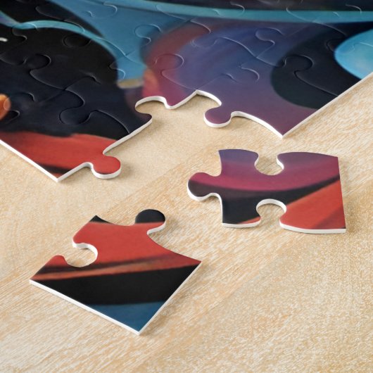 Puzzle Des étoiles en kaléidoscope (Côté)