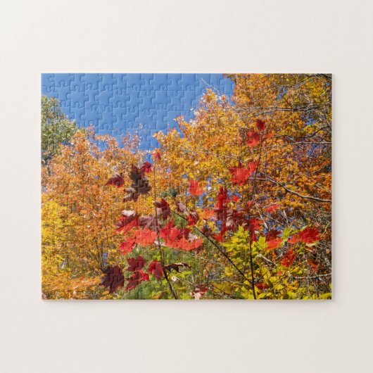 Puzzle des feuilles automnales (Horizontal)