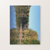 Puzzle Des feuilles d'automne reflétant la couleur de l'e (Vertical)