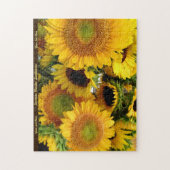 Puzzle Des Fleurs De Soleil Personnaliser Le Cadea (Vertical)