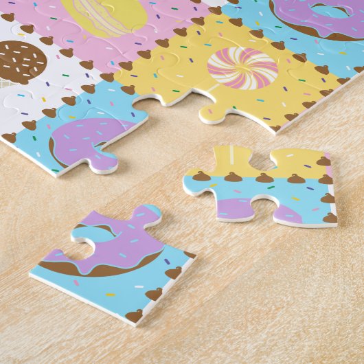 Puzzle des gâteaux doux (Côté)