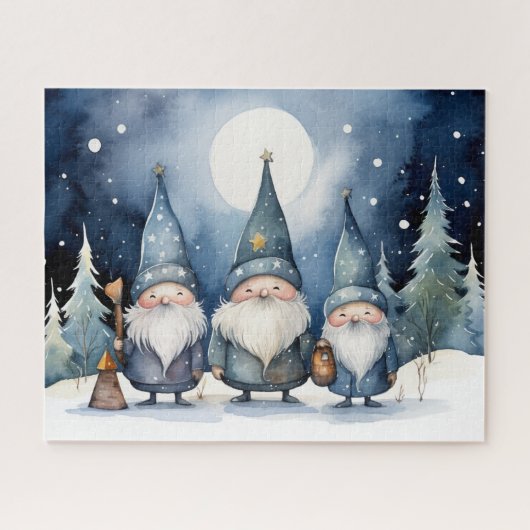 Puzzle des Gnomes d'hiver (Horizontal)
