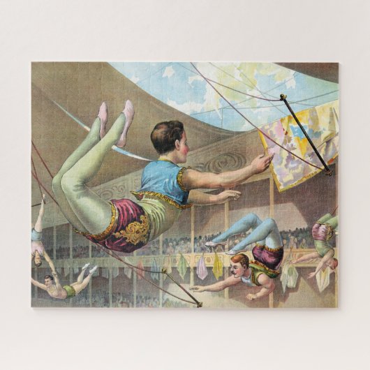 Puzzle Des Hommes acrobates Interprétant Un Cirque (Horizontal)