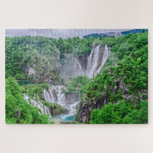 Puzzle des lacs Plitvice (Horizontal)