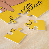 Puzzle Des lapins heureux et amoureux (Côté)