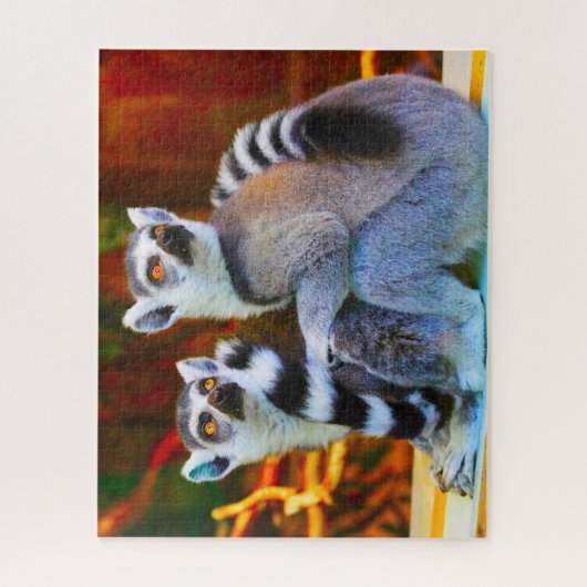 Puzzle Des lémuriens. (Vertical)