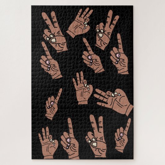 Puzzle des mains de comptage (Vertical)