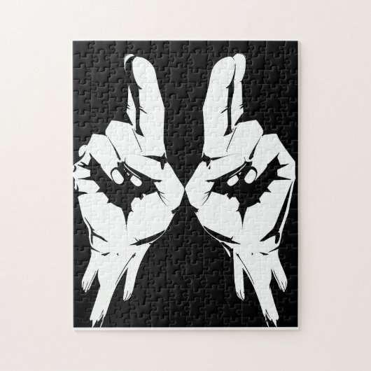 Puzzle des mains d'ombre (Vertical)