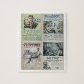 Puzzle des médias sociaux (Vertical)