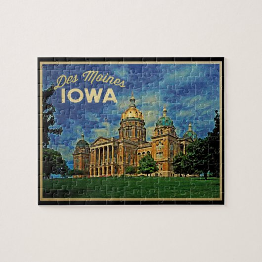 Puzzle Des Moines Iowa (Horizontal)