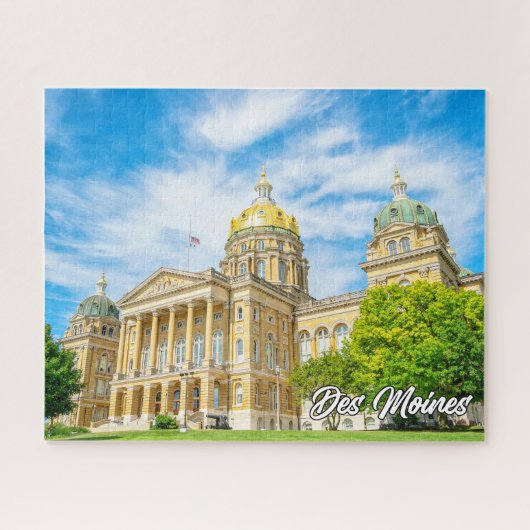 Puzzle Des Moines, Iowa, États-Unis (Horizontal)