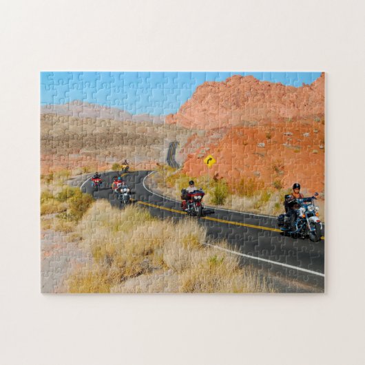 Puzzle Des motards au Nevada. (Horizontal)