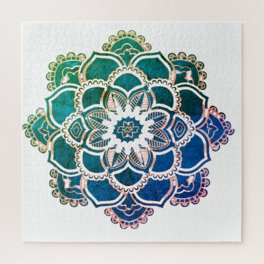 Puzzle Des motifs floraux colorés (Vertical)