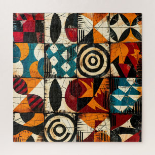Puzzle des Motifs tribaux africains